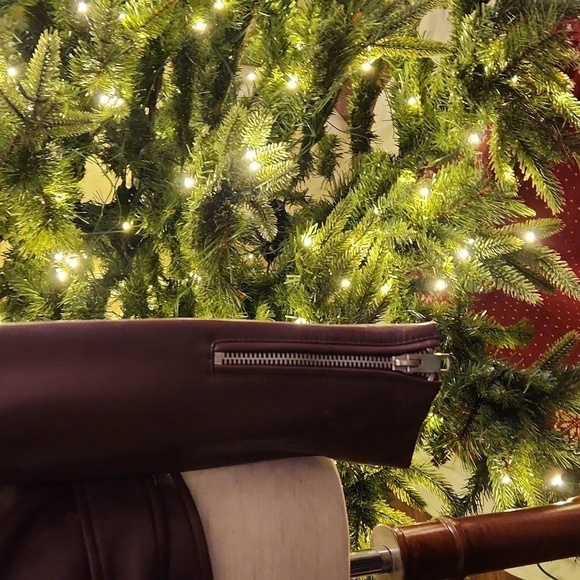 NWT Walter Baker Plum Color Lamb Leather Biker Jacket-Size M​​​​​​​​ - Picture 3 of 5